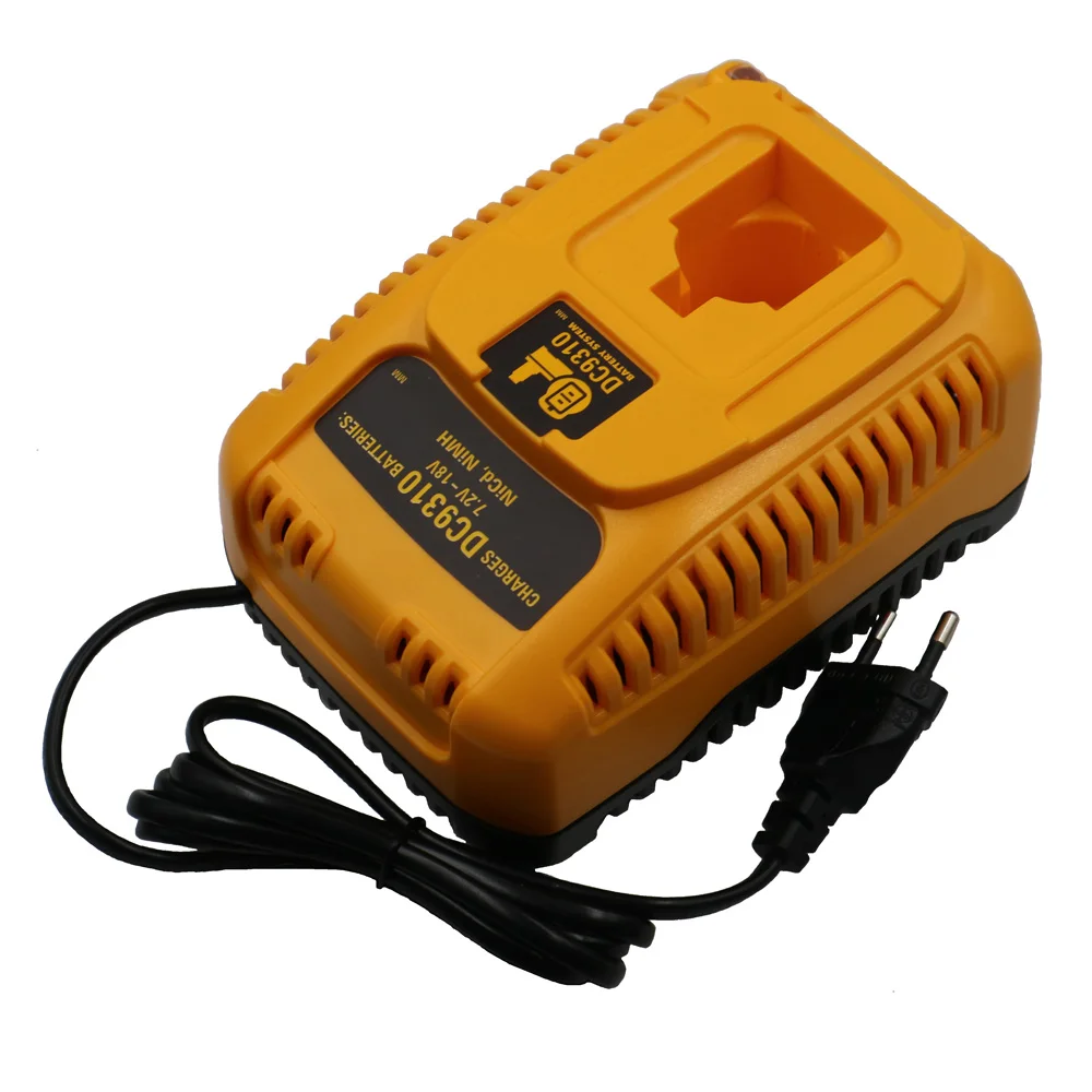 C&P replacement for dewalt Ni mh Ni CD battery DC011 DC012 DC9310 DC9320 DC9319 DW9117 DC 7.2V-18V 14.4V charger input 110-240V