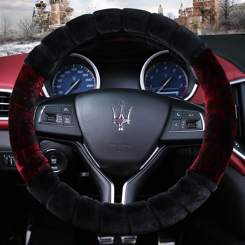 

Suitable for Yu Jie And Peaceful 260q5s330 levia V2 Han A1a3 Electric Car Winter Steering Wheel Cover Hair