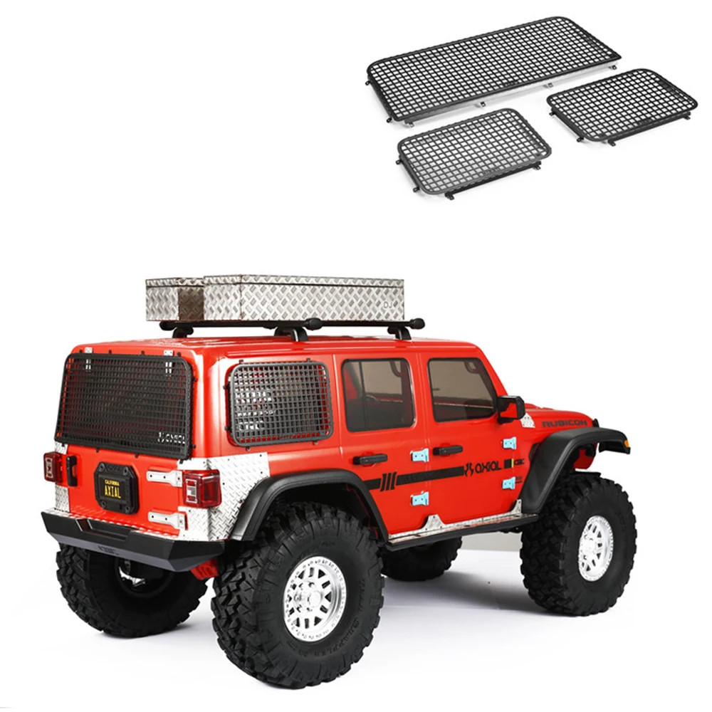 

RC Car Upgrade Metal Window Parts RC Simulation Three-dimensional Car Net for 1/10 RC Crawler AXIAL SCX10 III JEEP 4wd Parts
