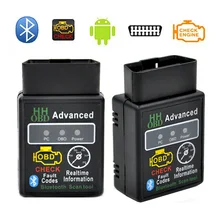 ELM327 HH OBD 2 OBDII Автомобильный Bluetooth V2.1 диагностический инструмент интерфейс сканер Код считыватель для Android Крутящий момент автомобильные аксессуары