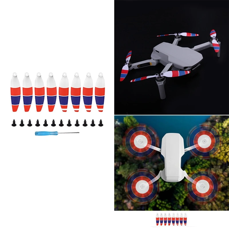 8pcs Quick Release Propeller Props Low Noise Blades For DJI Mavic Mini RC Drone