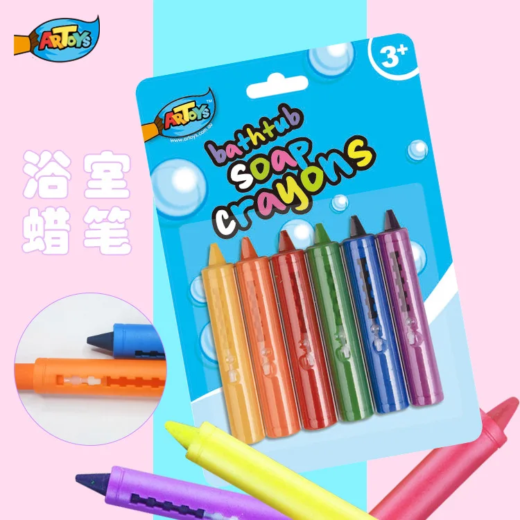 

Bathroom Crayons Baby Putter Bathroom Graffiti Crayons Wash Color Nontoxic Environmental Protection Bathing Toy Kids Pen Set