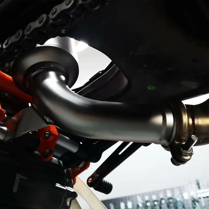 Для- KTM 125 250 Duke 390 RC390 мотоцикл труба среднего звена заменить катализатор кошка Нержавеющая сталь вентиляционная трубка слипоны