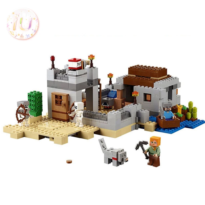 

BELA 10392 My Worlds Series 519Pcs The Desert Outpost Set Building Blocks Brick Birthday Gift Toys For Children Compatible 21121