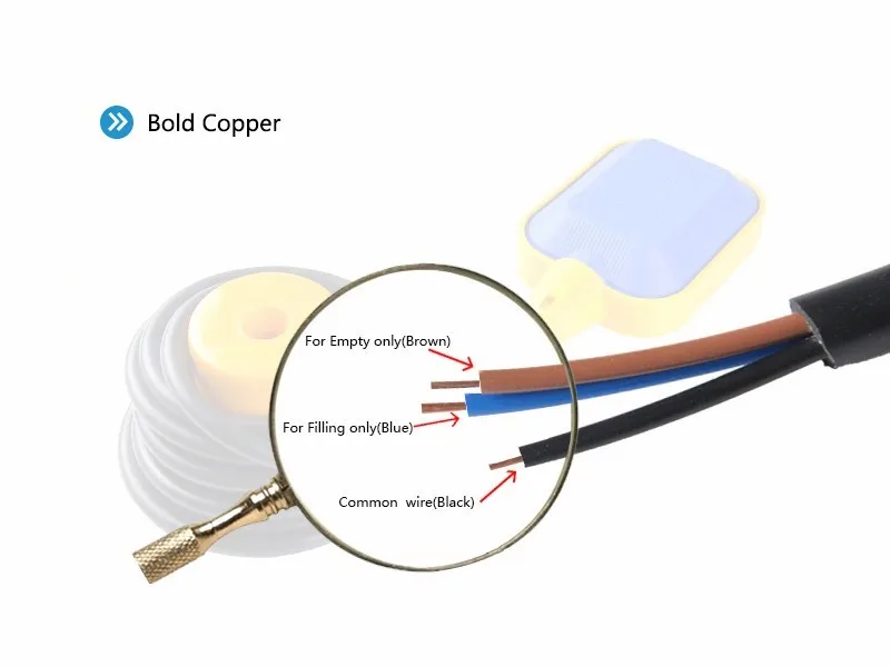 nível líquido, contator do sensor