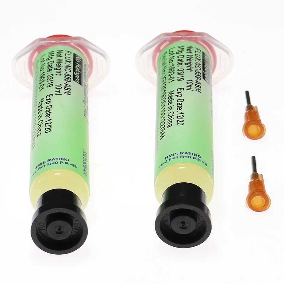 C 4 шт. AMTECH NC-559-ASM BGA PCB No-Clean паяльная паста Сварка Расширенный масляный поток Смазка 10cc NC-559 инструмент для ремонта пайки - Цвет: C