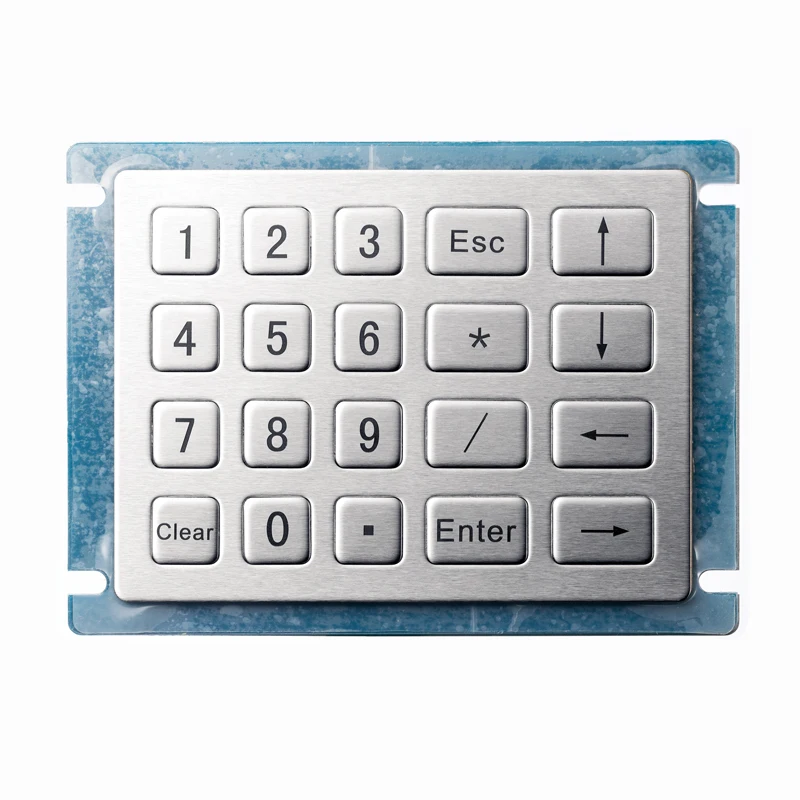 Chave Ip65 à Prova Impermeável Água Quiosque Industrial Áspero de Aço Inoxidável Teclado Numérico D8210 do Metal de Usb 20