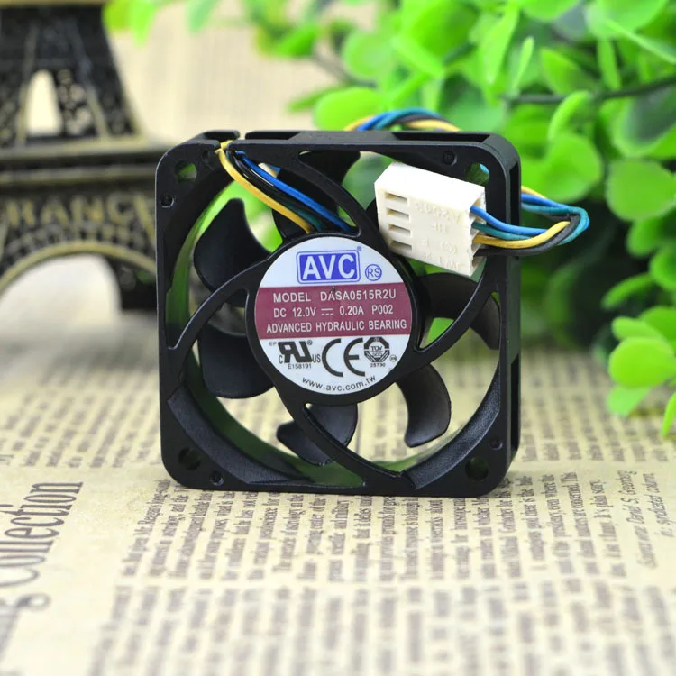 Для avcdasa 0515r2u 451512v 0.20a4.5cm/см 4-провод PWM охлаждающий вентилятор