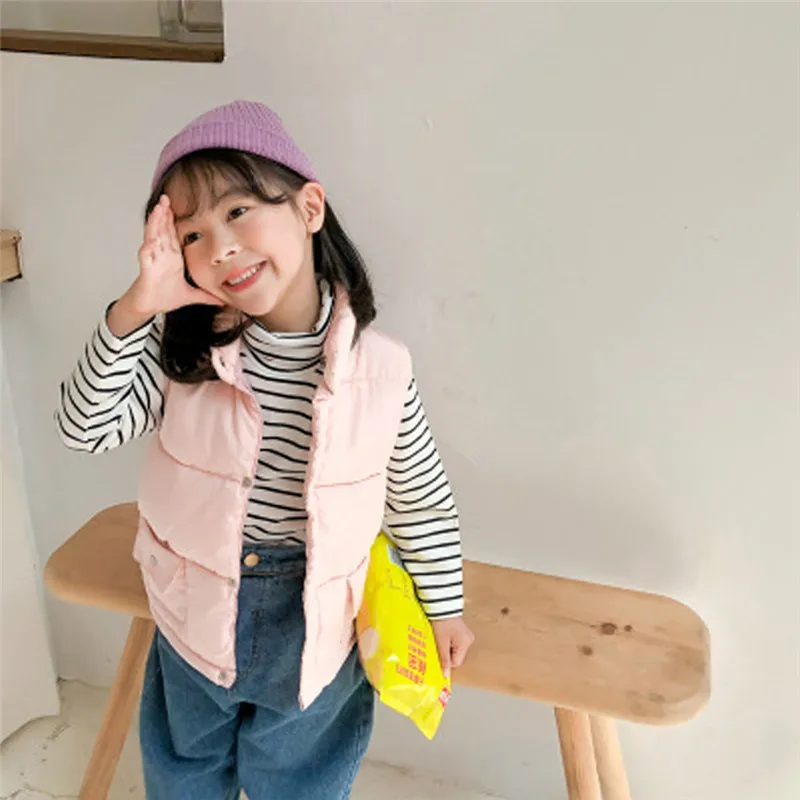 CANIS children's parkas Toddler Baby Kid Boys Girls unisex Vest Jacket Winter Warm Hooded Coat Outw