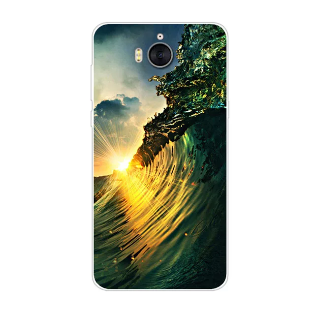 Для huawei Y6 Чехол Мягкий ТПУ силиконовый чехол для huawei Y5 чехол Nova Young чехол s Y 5 6 гранит мрамор кожа Fundas - Цвет: 45