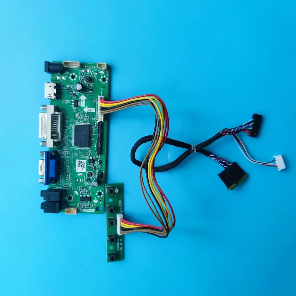 

Комплект для телефона 8,9 дюйма LVDS 1280*768 40pin LCD HDMI-совместимый аудио M.NT68676 VGA, драйвер платы контроллера, светодиодсветодиодный панель DVI