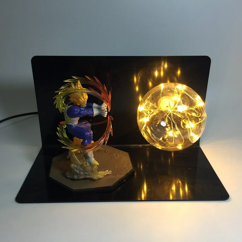Аниме Dragon Ball Sun Wukong Garage Kit Креативный светодиодный светильник Настольная лампа для защиты глаз светящаяся игрушка креативный Сияющий