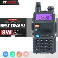 Baofeng UV-5R иди и болтай Walkie Talkie “иди и 5 Вт 8 Вт 10 км двухстороннее радио uv 5r Охота радиоприемник uv5r UV-9R UV-82 UV-8HX для переносного приемо-передатчика Baofeng UV-5R иди и болтай Walkie Talkie “иди и 5 Вт 8 Вт 10 км двухстороннее радио uv 5r Охота радиоприемник uv5r UV-9R UV-82 UV-8HX для переносного приемо-передатчика