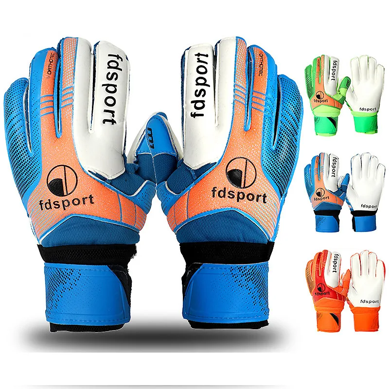 

Teeny Kids Professional Goalkeeper Gloves Football Soccer Goalie Gloves Non-slip Thicken Latex Glove Finger Save Guard