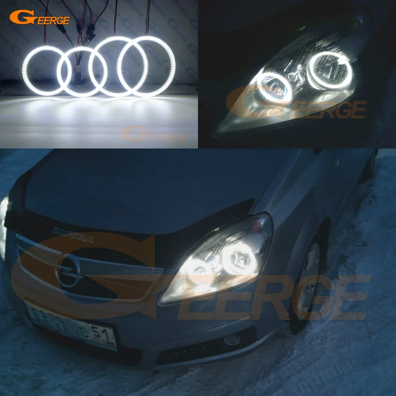 For Opel Zafira B 05 06 07 08 09 10 11 12 13 14 Excellent Ultra Bright Smd Led Angel Eyes Kit Drl Angel Eyes Halo Led Angelangel Eyes Aliexpress