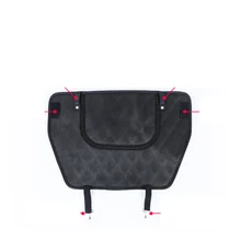 Lsrtw2017 волокно кожа автомобиль Подлокотник Сиденья анти-kick коврик для Volkswagen Tiguan