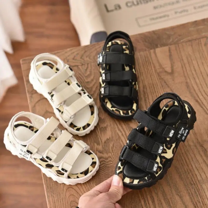 

New Summer Boys Girls Sandals Kids Shoes Beach Children Sandals Open-Toe Breathable School Sport sandalia For Boys