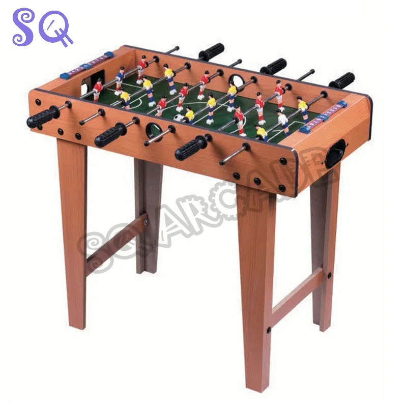 

Football Table Soccer Game Deluxe Standing with Legs 69x62x37cm Wooden Frame 6 Rows Foosball Family Fun Party Gift Gaming Table