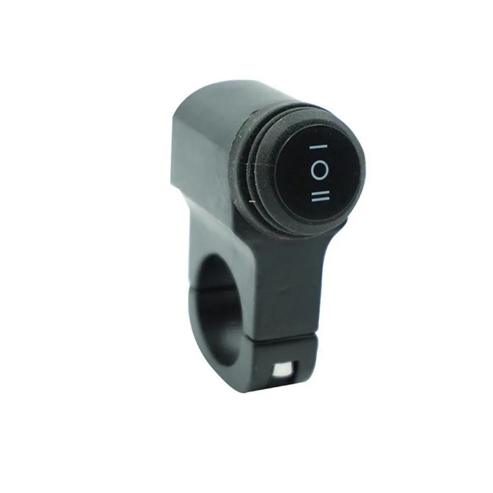 1PCS modified motorcycle switch headlights spotlights double flash waterproof one in two out switch three line universal