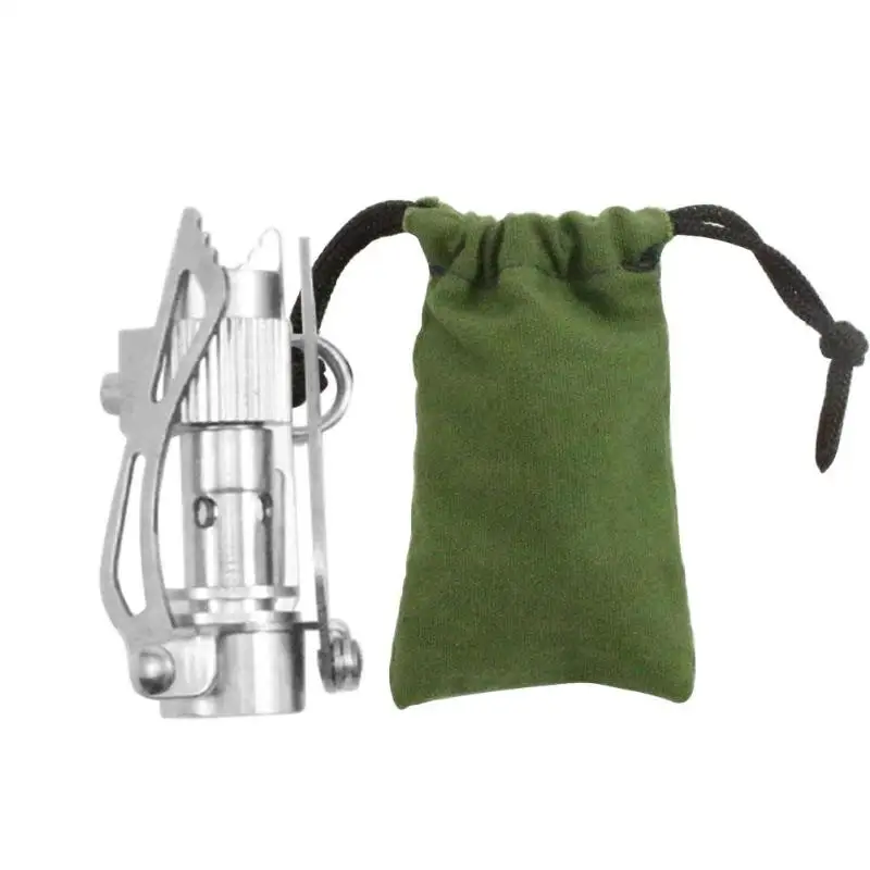 Портативная уличная плита мини из сплава для кемпинга газовая выживания