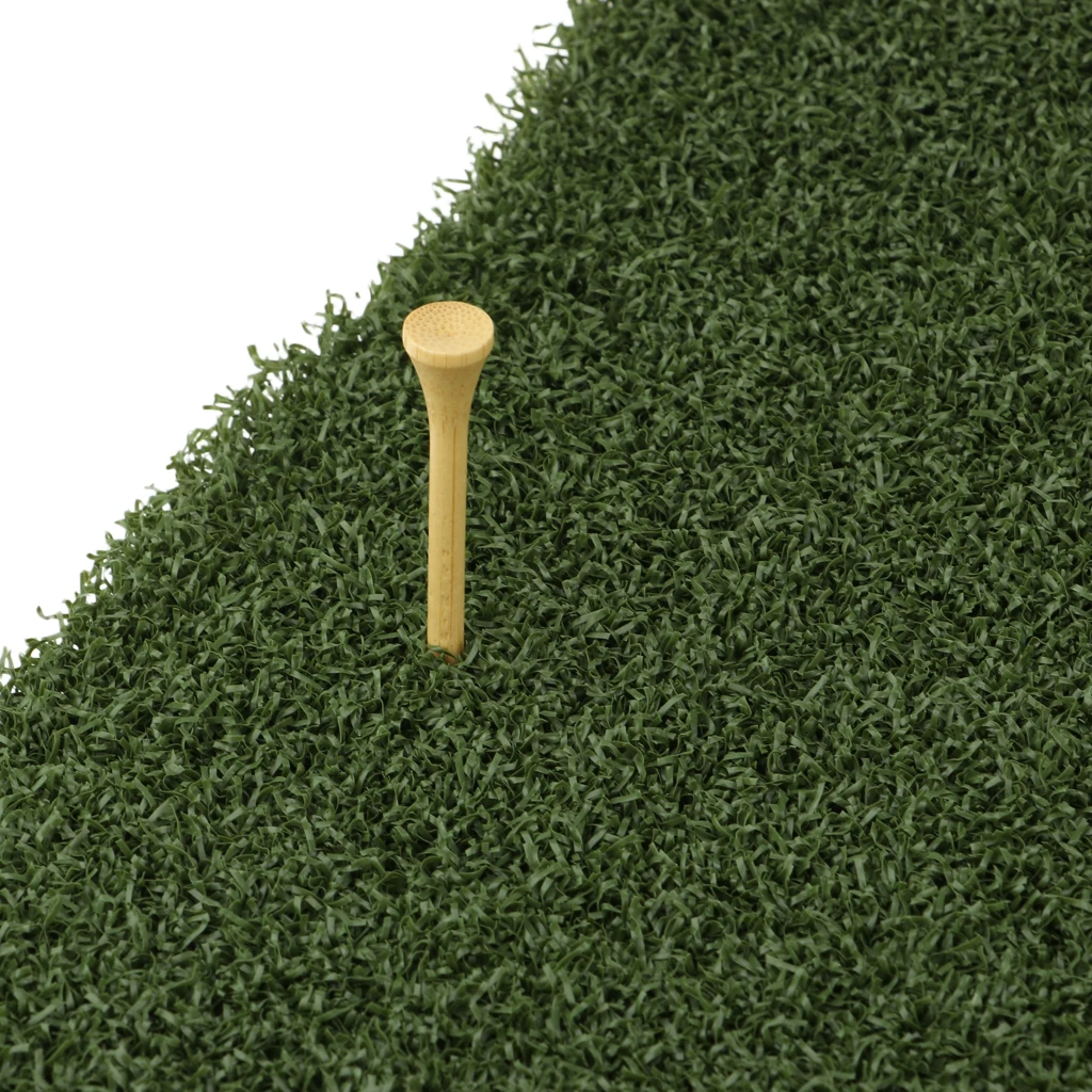 

3 Types Golf Hitting Grass Mat Three Turf Types with Tee Holder - 60 x 40cm / 24'' x 16''