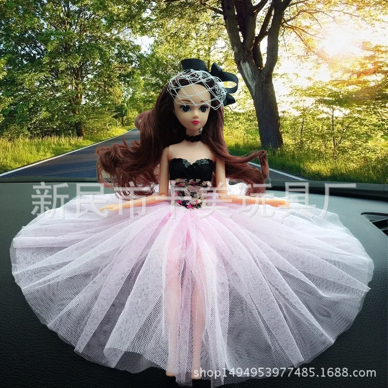 Car decoration creative car Wedding Doll wedding car doll lovely gift center console decoration