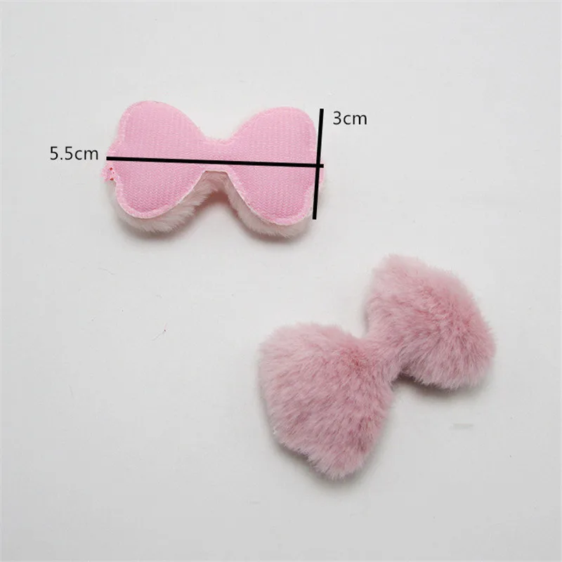 10-50 шт Имитация кроличьего меха Bowknots мягкие украшения DIY рукоделие поставки дети шпилька аксессуары материал украшения