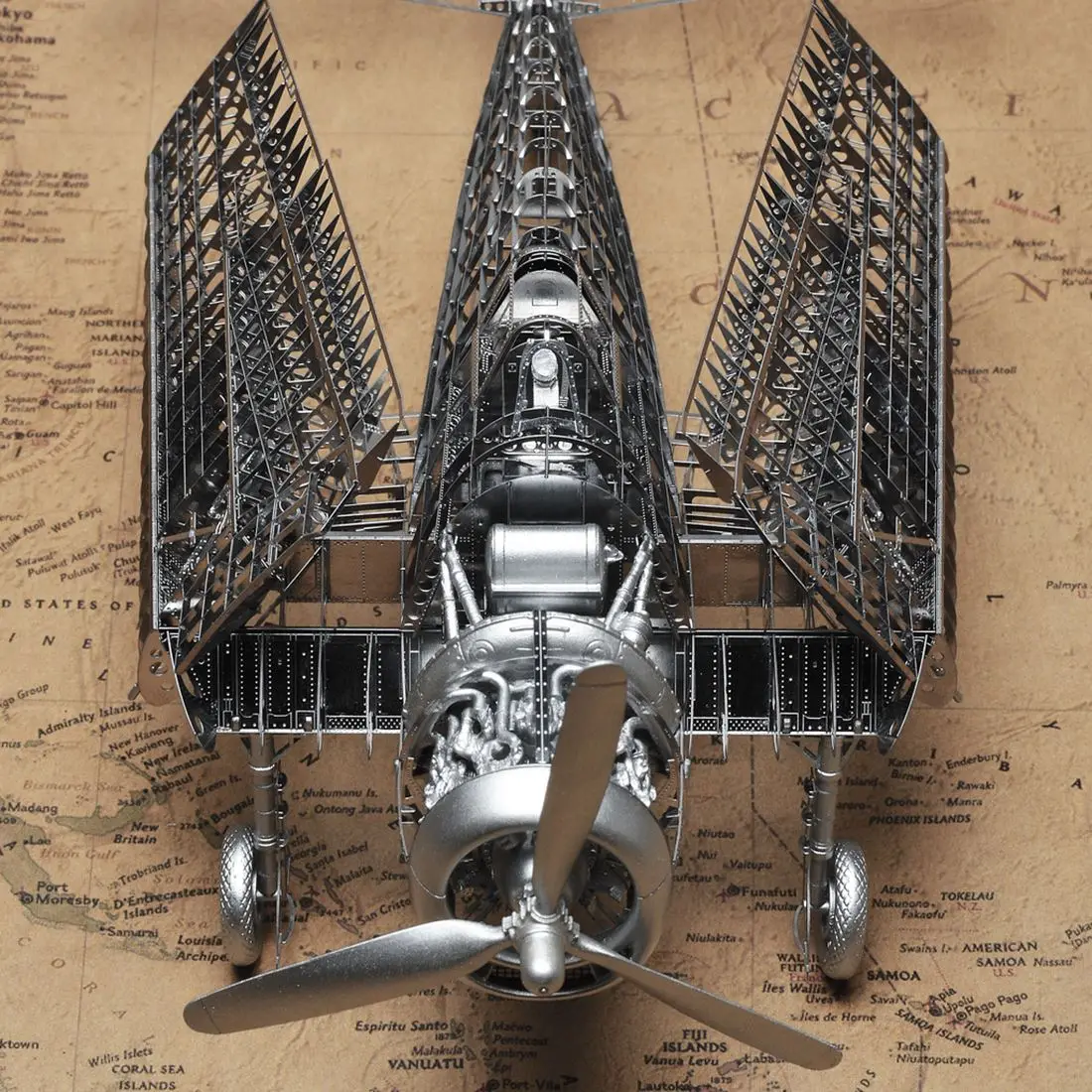 1/48 F6F-5 модель самолета комплект Ретро крыло подвижный истребитель украшение 3D металлическая Сборная модель обучающая игрушка подарок для детей и взрослых
