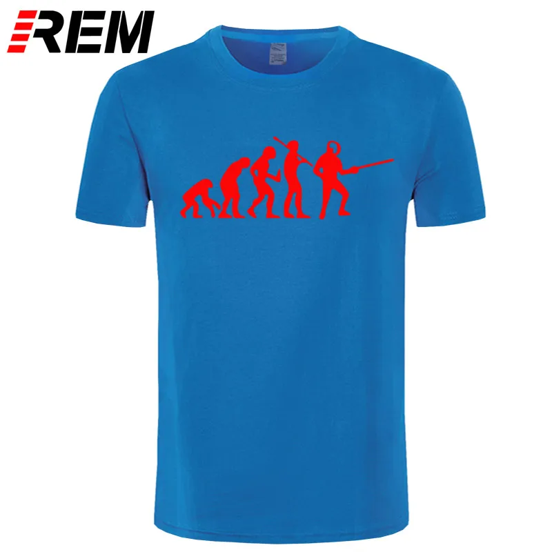 blue red Evolution Fencing, Модная уникальная классическая мужская футболка с круглым воротником и коротким рукавом, дизайнерская мужская новая футболка, топы, футболки, повседневные - Цвет: blue red