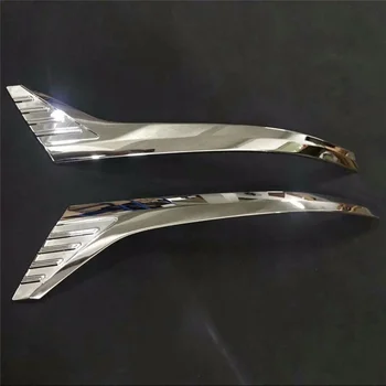 

WELKINRY car cover for Toyota Voxy R80 mid-2017 2018 2019 facelifted edition chrome front head lamp light eyelid eyebrow trim