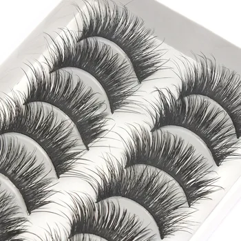 

10 pairs handmade eyelashes thick slender 10 pairs fake eyelashes