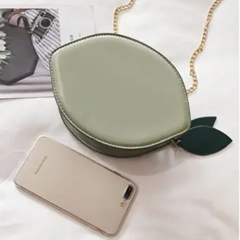 

Women Lemon Shape Leather Handbag Shoulder Lady Crossbody Bag Tote Messenger Satchel Purse X7XC