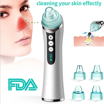 

New LED Blackhead Remover Pore Vacuum Upgraded USB Rechargeable Blackhead Extract Blackhead Remover Face Deep Nose Cleaner