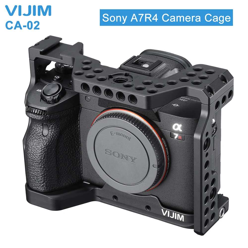 Клетка для камеры из алюминиевого сплава Sony A7R4 A7R iv с креплением холодной обуви