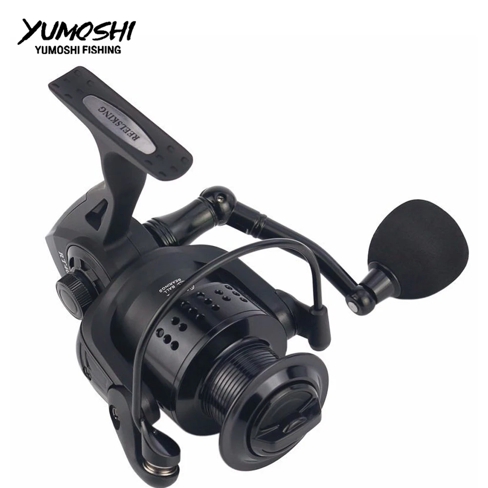 YUMOSHI Рыболовные катушки RT 2000-7000 серии рыболовные полностью металлические катушки 13+ 1BB ЧПУ рокер рыболовное колесо EVA спиннинговая катушка Pesca peche
