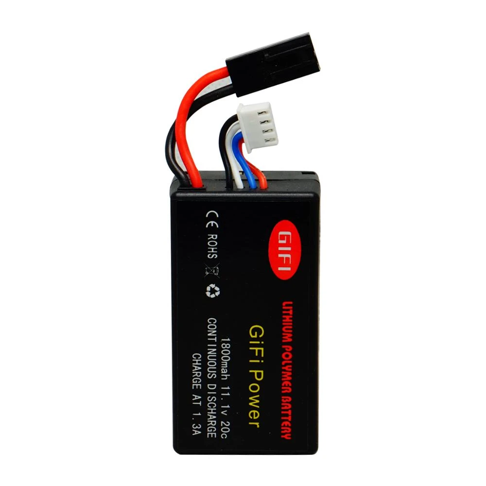 11.1V 1800mAh 20C Recyclable High Power LiPo Battery with double plug for Parrot  AR.Drone 2.0 Quadcopter Long Flight Time|Parts & Accessories| - AliExpress