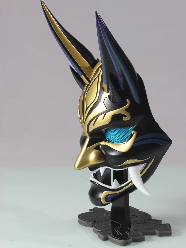  Genshin Impact Xiao Cosplay Masks   ǰ Genshin Impact ڽ ׼ Halloween XIAO Glowing Mask