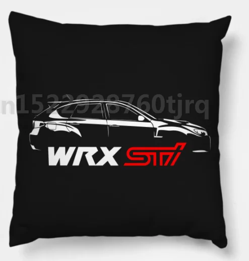 photo color New SUBARU CAR LOGO Print Pillow Case Cotton made pillowcase wholesale 45X45cm,55X55cm(Two side - Цвет: photo color