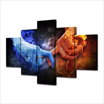 

5 pieces diamond painting"Holding hands of love"full square round drill cross stitch mosaic diamond embroidery slae Lovers Gift
