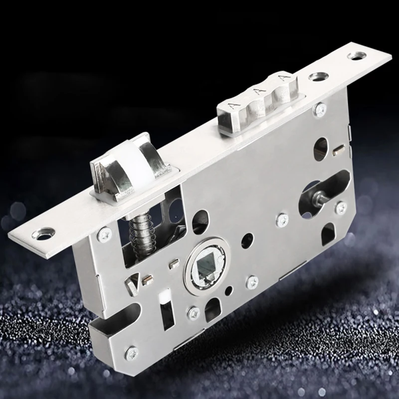 

Indoor Black Zinc Alloy Door Knob Handle Lock For Bedroom Restroom Mute Anti-theft Home Room Safety Door Locks