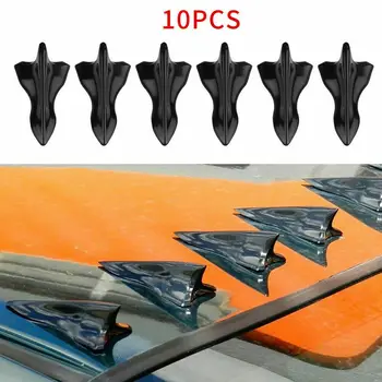 

10 x Shark Fin Diffuser Vortex Generator for Car Windscreen Roof Spoiler Bumper car accessories