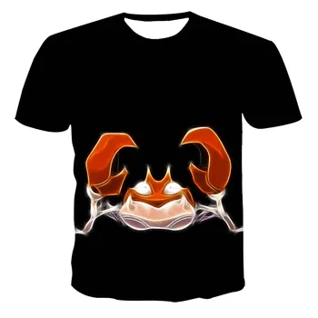 

2020 Summer The New Fashion The Streets Style Men Fashion Short Sleeve Crab Brothers T-shirts The 3d print casual t shirts