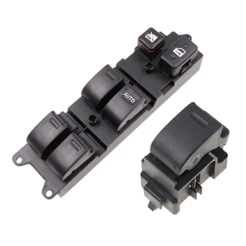 

2X New Power Main Window Switch Single Switch for Toyota Landcruiser 80 Series 84820-35020+84810-32070