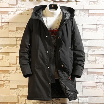 

HCXY 2019 Men's New Fashion Winter Jacket Men Thick Casual Outwear Jackets Men's Windproof Parkas Plus Size5XL