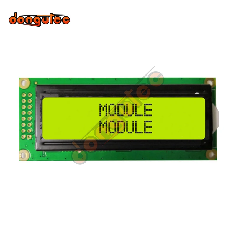 

16X2 1602 Character LCD Module 5V 1602DF SPLC780 or Equivalent Blue/Yellow Green/Gray English/Russian/Japanese/European