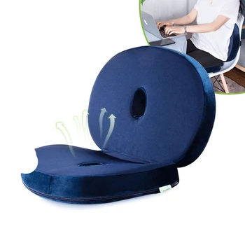 

A Dual-Purpose Cushion Portable Waist-Back Office Sedentary Memory Foam Cushion Beautiful Hip Cushion For Home Office