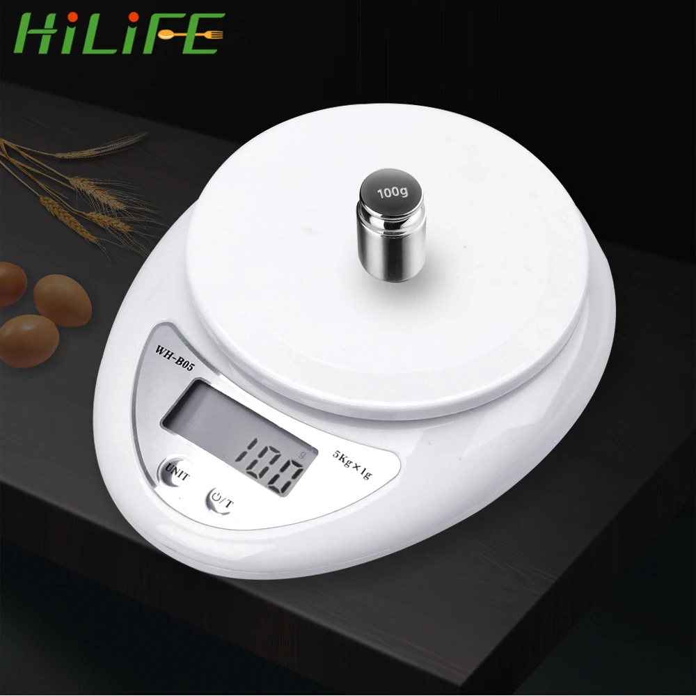 HILIFE высокоточные 5 кг мини-весы 5000 г/1 г цифровые весы электронные весы кухонный гаджет