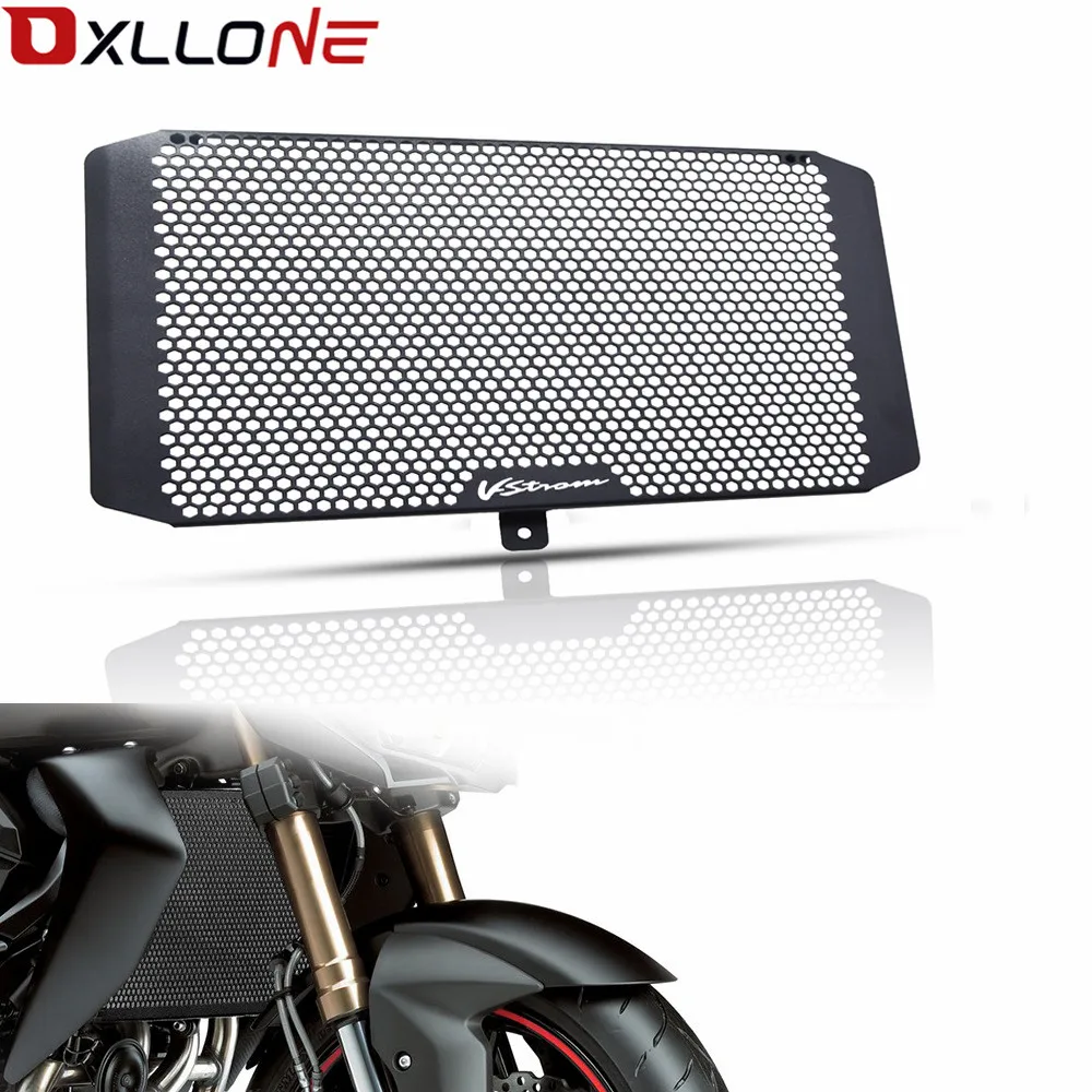 

for Suzuki VStrom 650XT 2017 Motorcycle Accessories Radiator Grille Guard Protector Grill Cover Protection motobike With logo