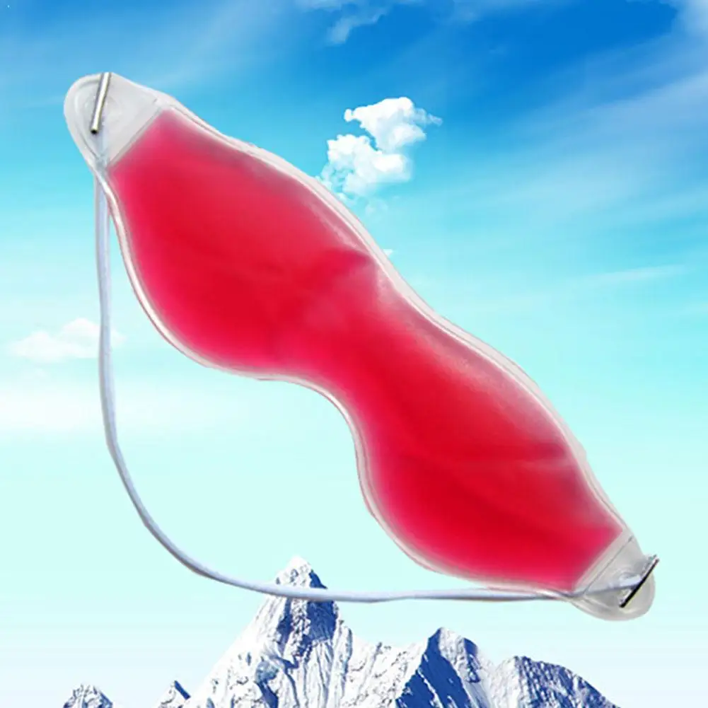 

1PC Ice Gel Eye Mask For Sleep Summer Essential Ice Relieve Eye Circles Travel Fatigue Soothing Remove Eye Patch Cool Dark J5U2