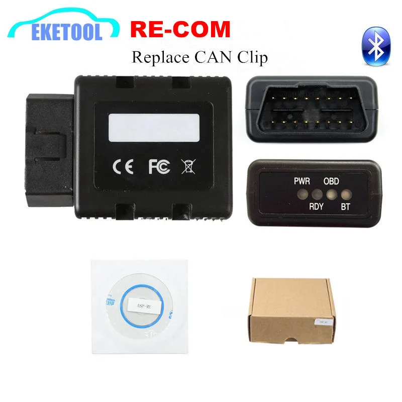 Лучшее качество Re COM Bluetooth OBD2 диагностический сканер поддерживает может